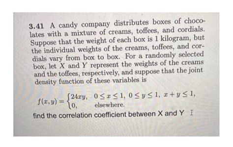 a candy company distributes boxes of chocolates|Problem 41 A candy company distributes boxe [FREE .